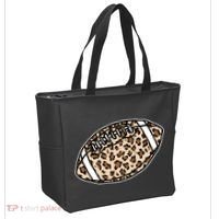Leopard Football Cute Gift Tote Bag thumb 2