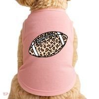 Leopard Football Cute Gift Doggie Tank thumb 0