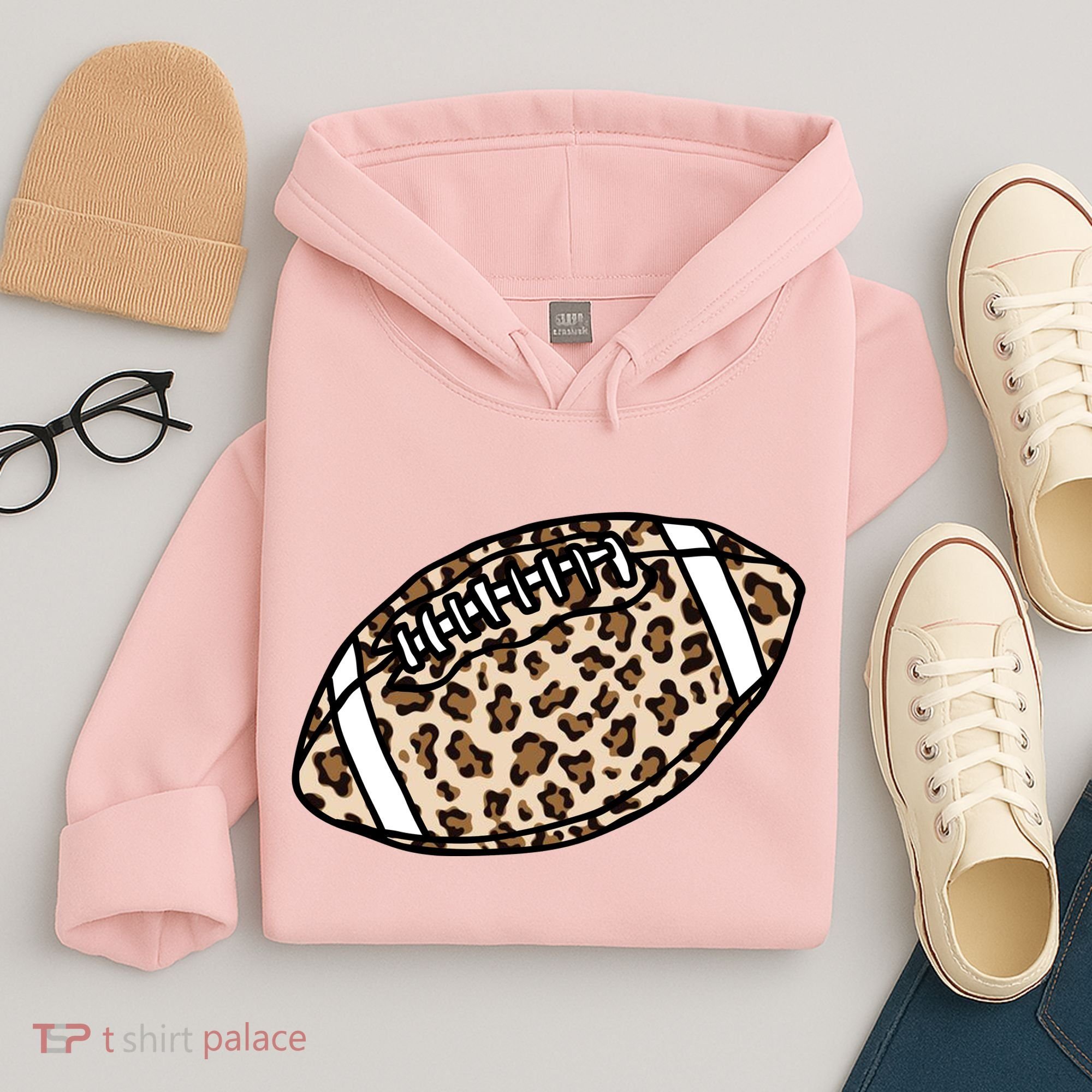 Leopard Football Cute Gift Hoodie