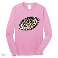 Leopard Football Cute Gift Long Sleeve Shirt thumb 0