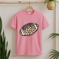 Leopard Football Cute Gift T-Shirt thumb 2