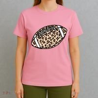 Leopard Football Cute Gift T-Shirt thumb 4