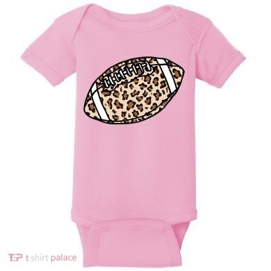 Leopard Football Cute Gift Baby Bodysuit