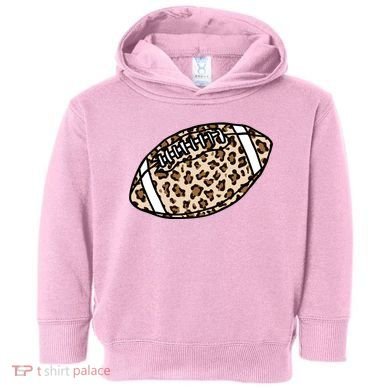 Leopard Football Cute Gift Toddler Hoodie