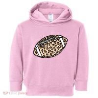 Leopard Football Cute Gift Toddler Hoodie thumb 0