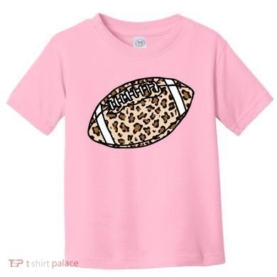 Leopard Football Cute Gift Toddler T-Shirt