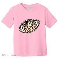 Leopard Football Cute Gift Toddler T-Shirt thumb 0