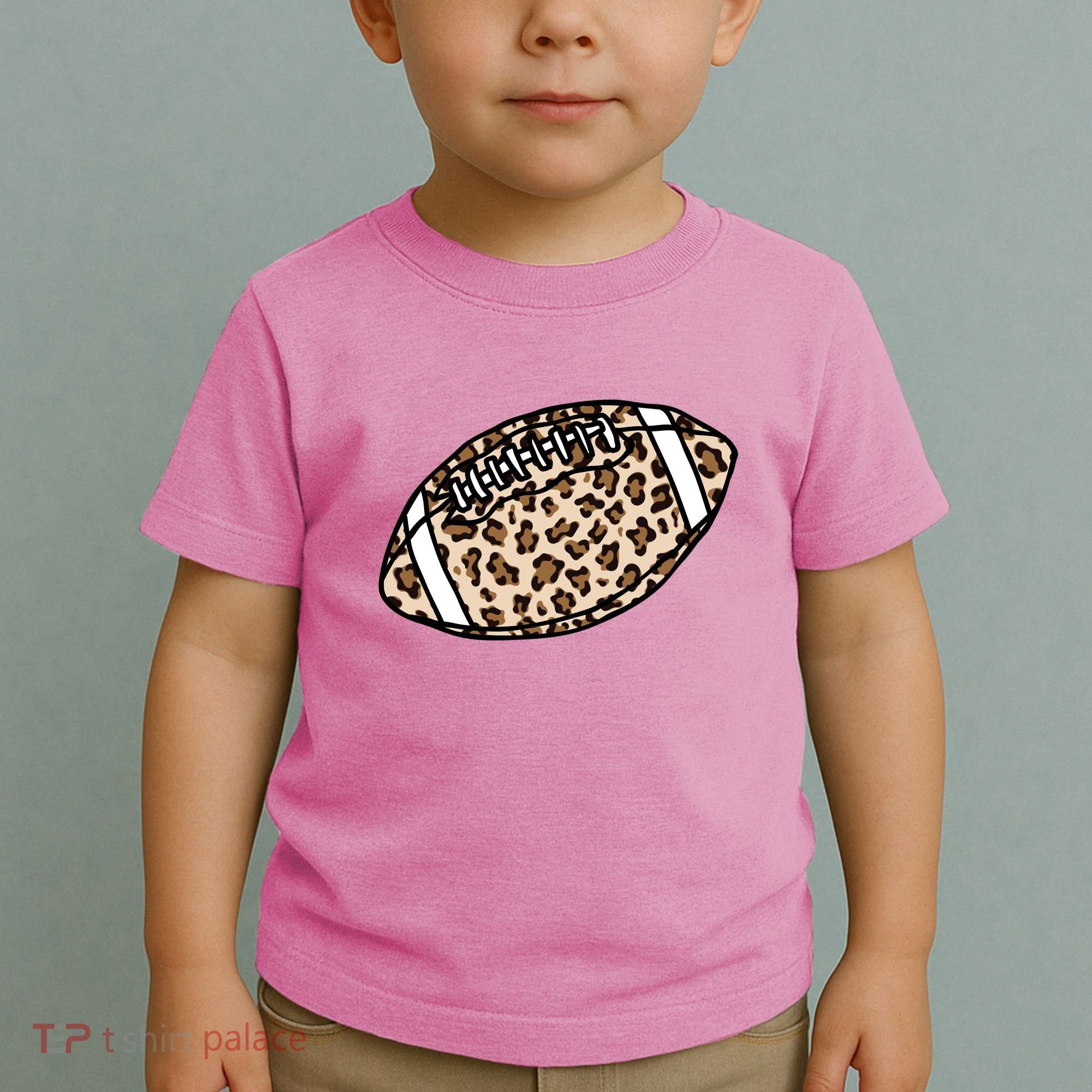 Leopard Football Cute Gift Toddler T-Shirt