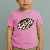 Leopard Football Cute Gift Toddler T-Shirt thumb 2