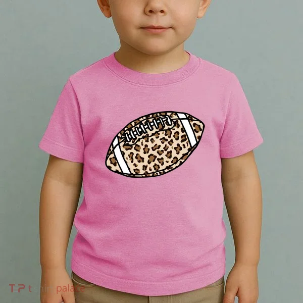 Leopard Football Cute Gift Toddler T-Shirt