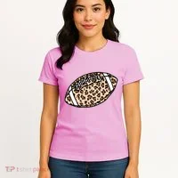 Leopard Football Cute Gift Women's T-Shirt thumb 4
