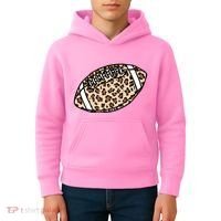 Leopard Football Cute Gift Kids Hoodie thumb 4