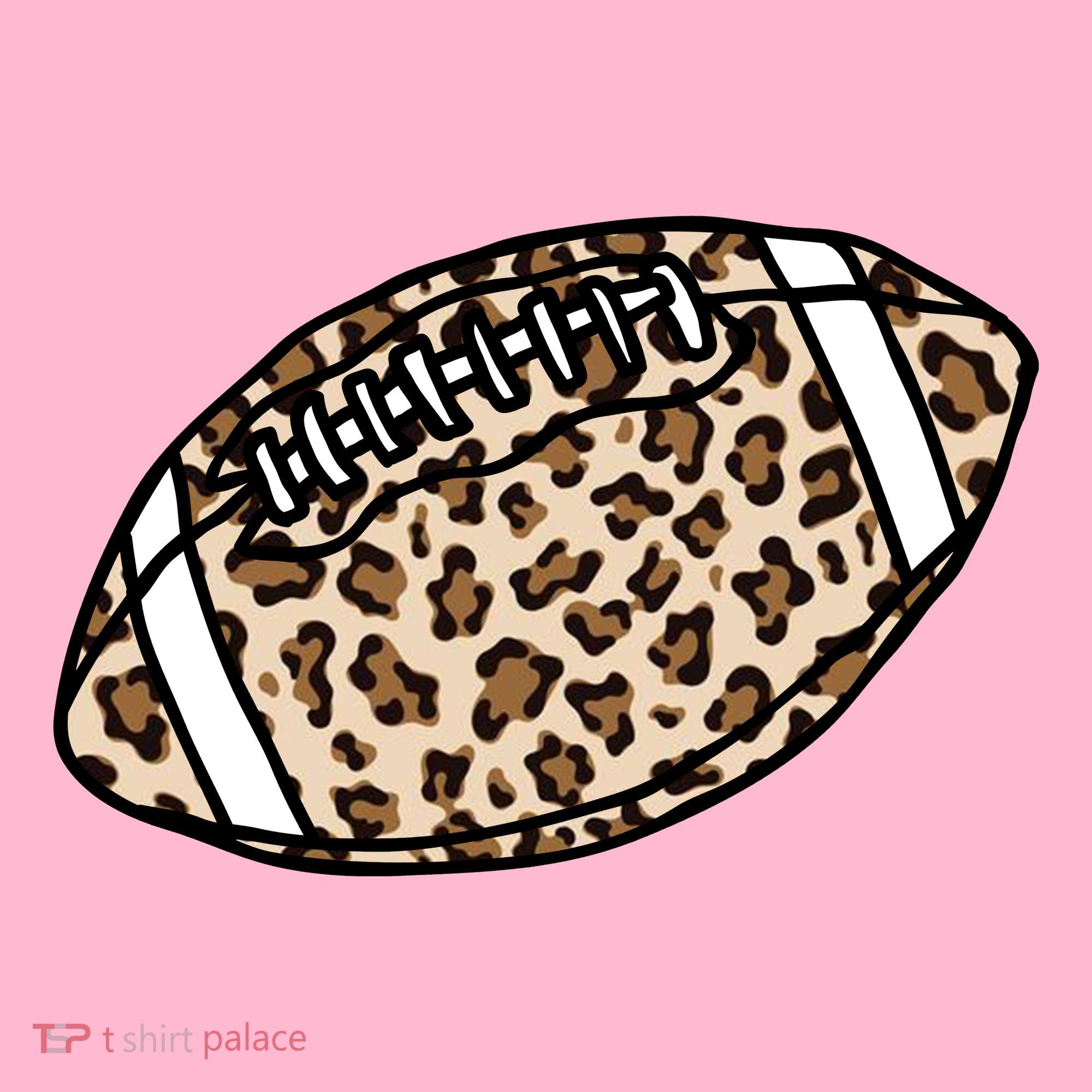 Leopard Football Cute Gift Kids T-Shirt