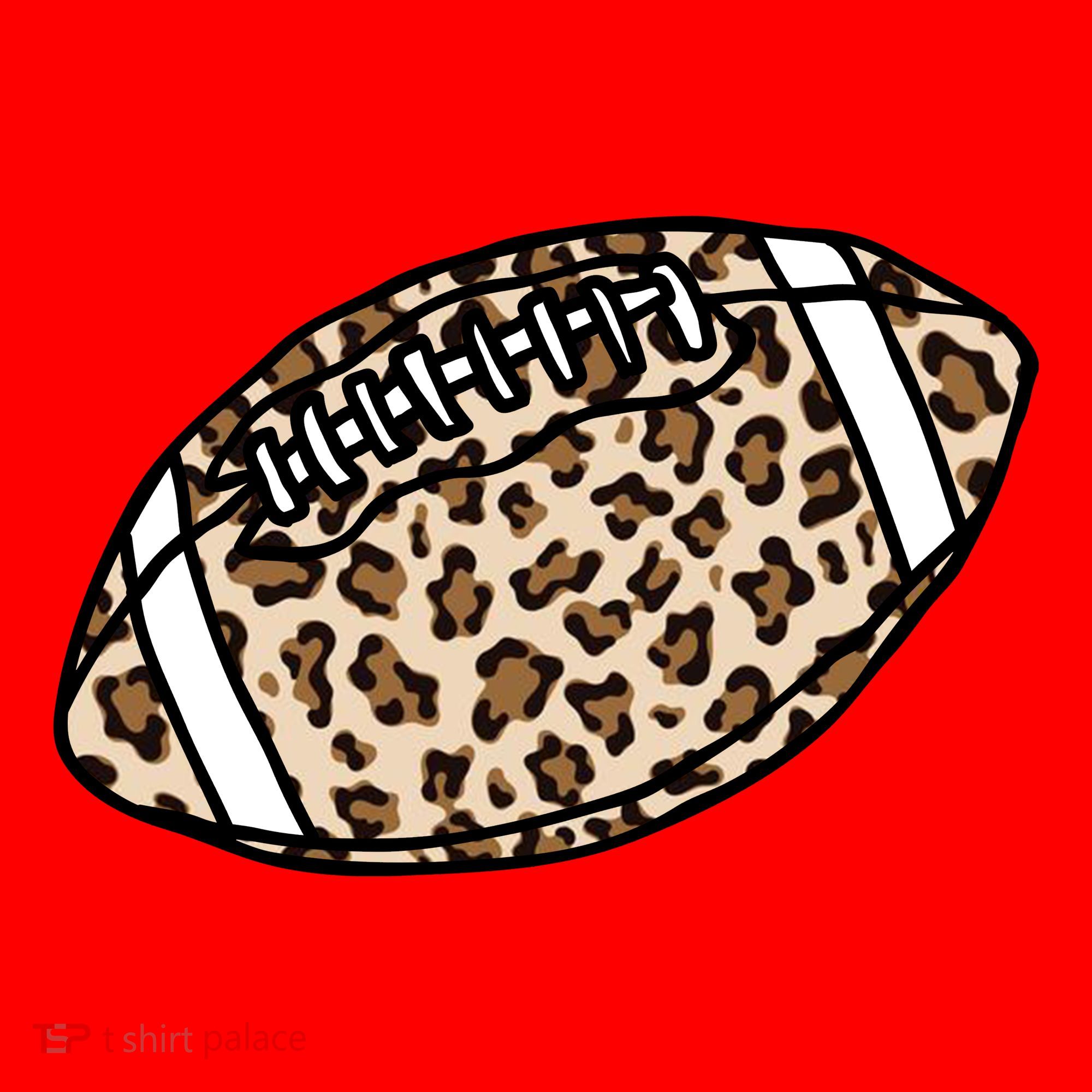 Leopard Football Cute Gift Santa Hat