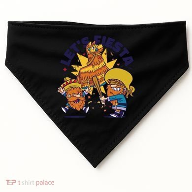Let's Fiesta Celebration USA-Made Doggie Bandana