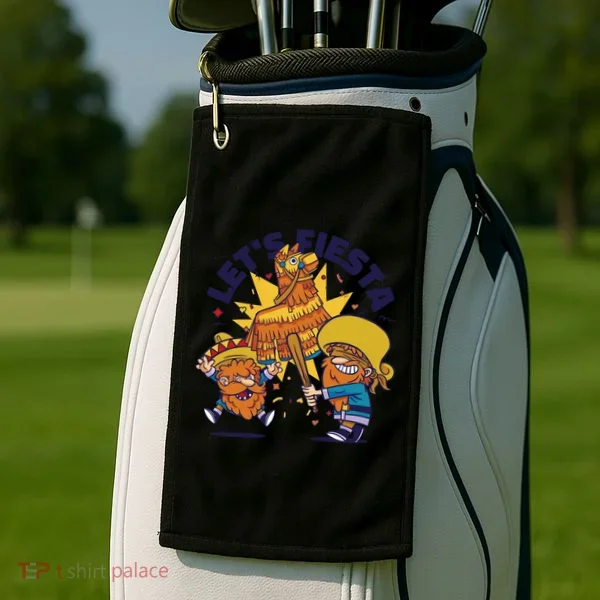 Let's Fiesta Celebration Golf Towel