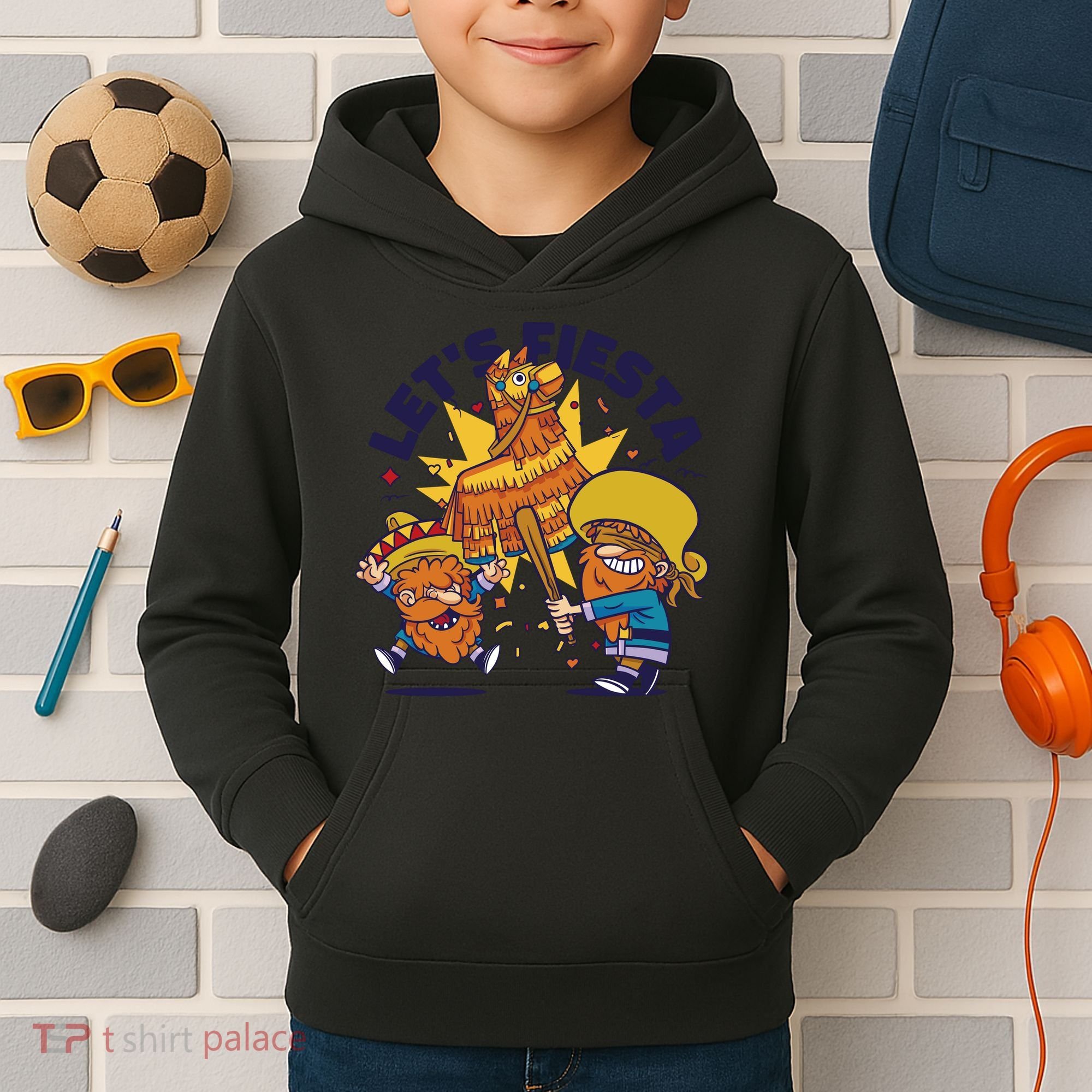 Let's Fiesta Celebration Kids Hoodie