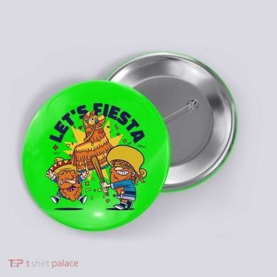 Let's Fiesta Celebration Button