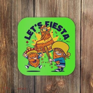 Let's Fiesta Celebration Coaster