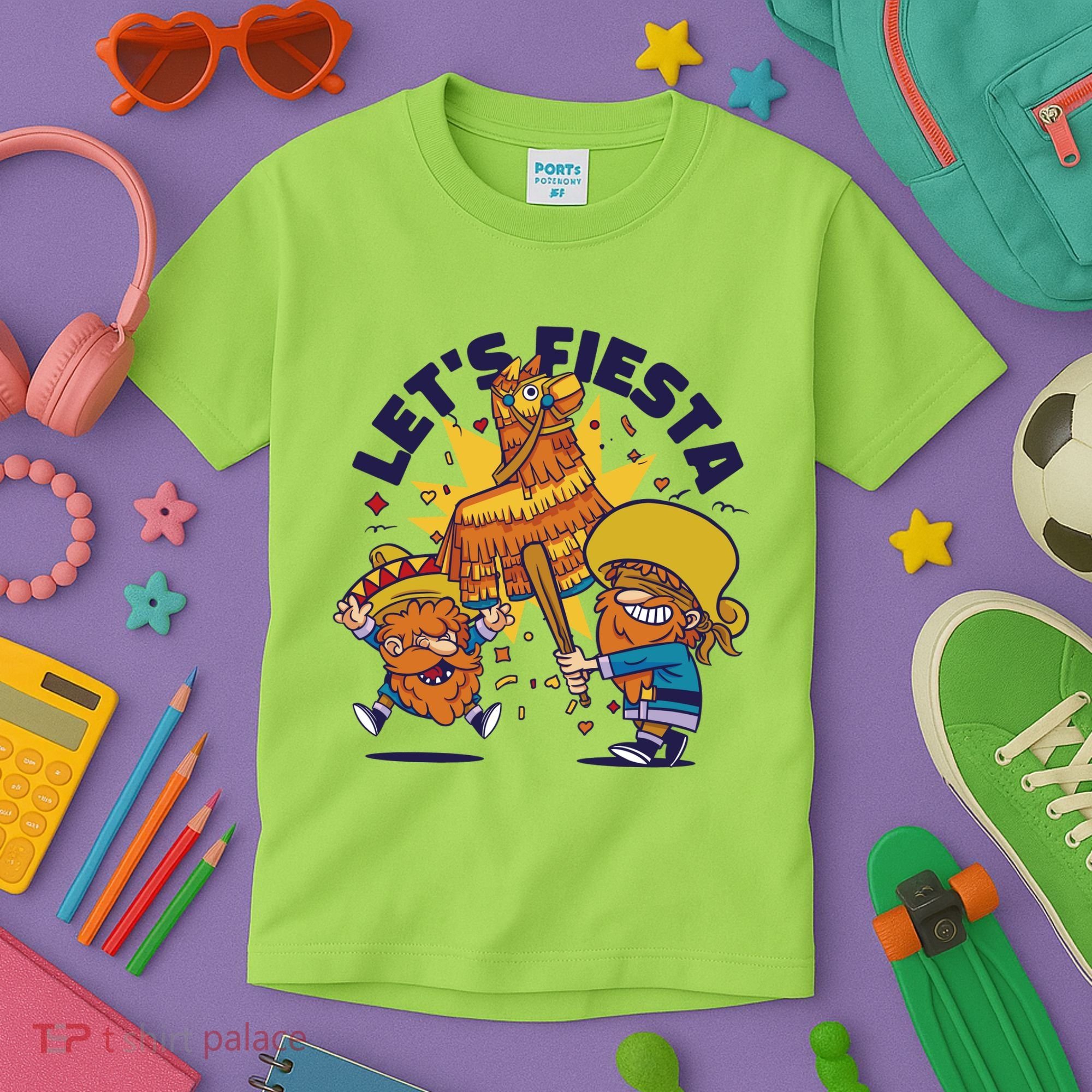 Let's Fiesta Celebration Kids T-Shirt