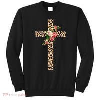 Leopard Flower Cross Sweatshirt thumb 0