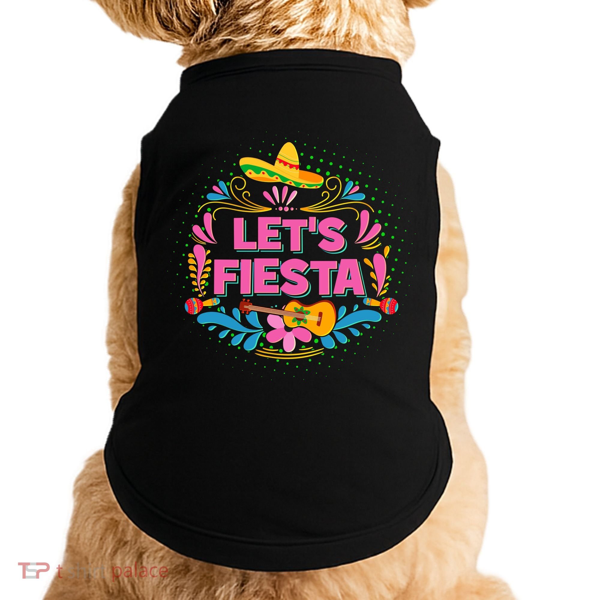 Let's Fiesta Celebrate Cinco De Mayo Doggie Tank