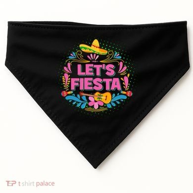 Let's Fiesta Celebrate Cinco De Mayo USA-Made Doggie Bandana