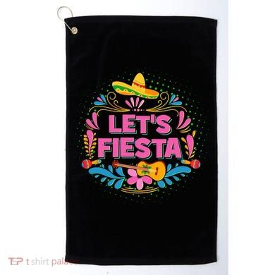 Let's Fiesta Celebrate Cinco De Mayo Golf Towel
