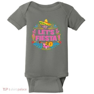 Let's Fiesta Celebrate Cinco De Mayo Baby Bodysuit