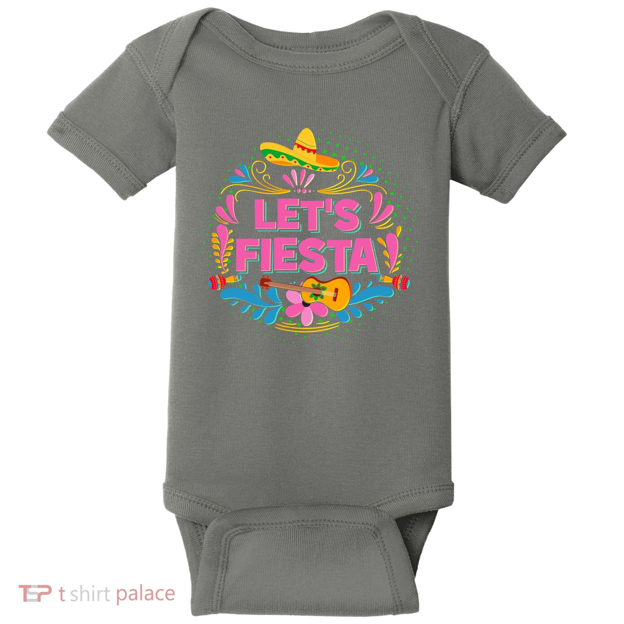Let's Fiesta Celebrate Cinco De Mayo Baby Bodysuit