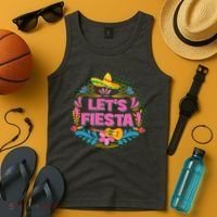 Let's Fiesta Celebrate Cinco De Mayo Tank Top thumb 4