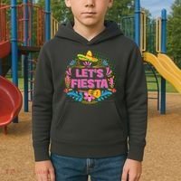 Let's Fiesta Celebrate Cinco De Mayo Kids Hoodie thumb 2