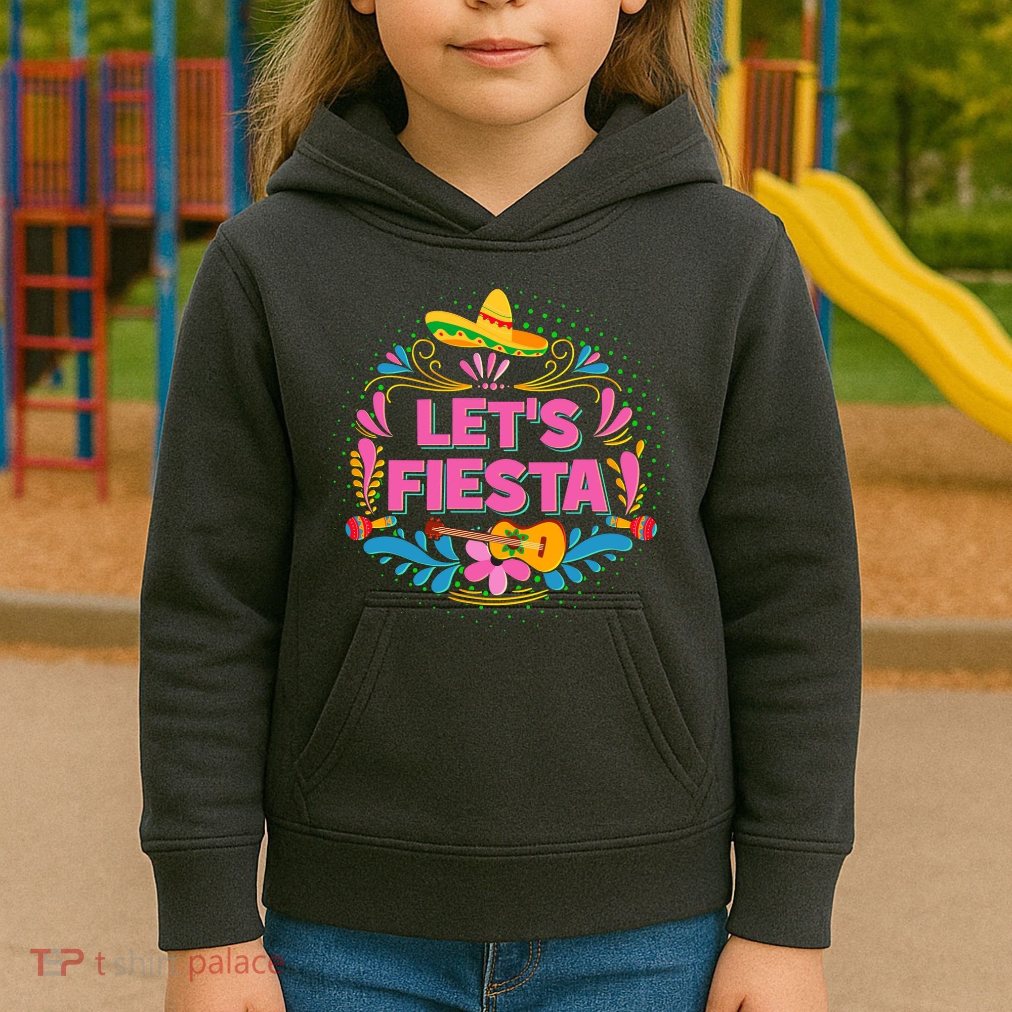 Let's Fiesta Celebrate Cinco De Mayo Kids Hoodie