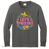 Let's Fiesta Celebrate Cinco De Mayo Kids Long Sleeve Shirt thumb 0
