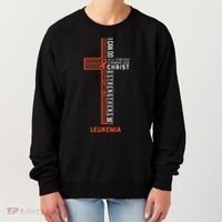 Leukemia Fight Cancer Ribbon Women's Sweatshirt thumb 0