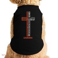 Leukemia Fight Cancer Ribbon Doggie Tank thumb 0