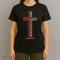 Leukemia Fight Cancer Ribbon T-Shirt thumb 4