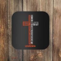 Leukemia Fight Cancer Ribbon Coaster thumb 0