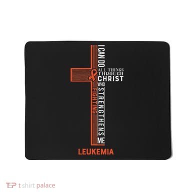 Leukemia Fight Cancer Ribbon Mousepad