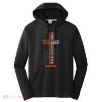 Leukemia Fight Cancer Ribbon Performance Fleece Hoodie thumb 0
