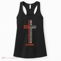 Leukemia Fight Cancer Ribbon Women's Tank Top thumb 0