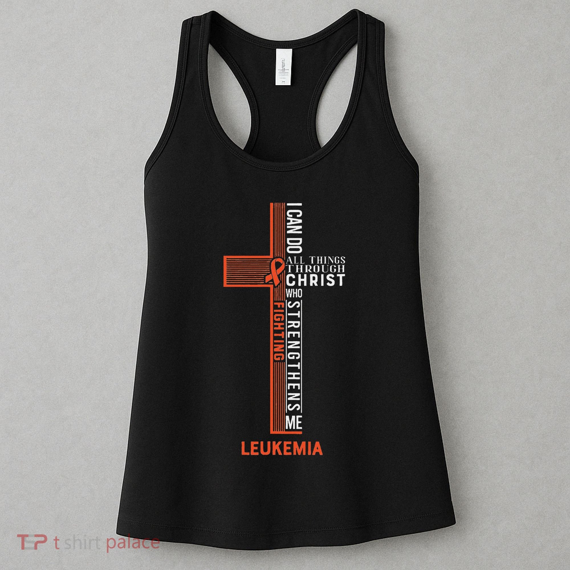 Leukemia Fight Cancer Ribbon Women's Tank Top