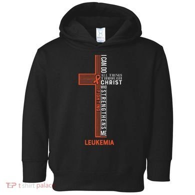 Leukemia Fight Cancer Ribbon Toddler Hoodie