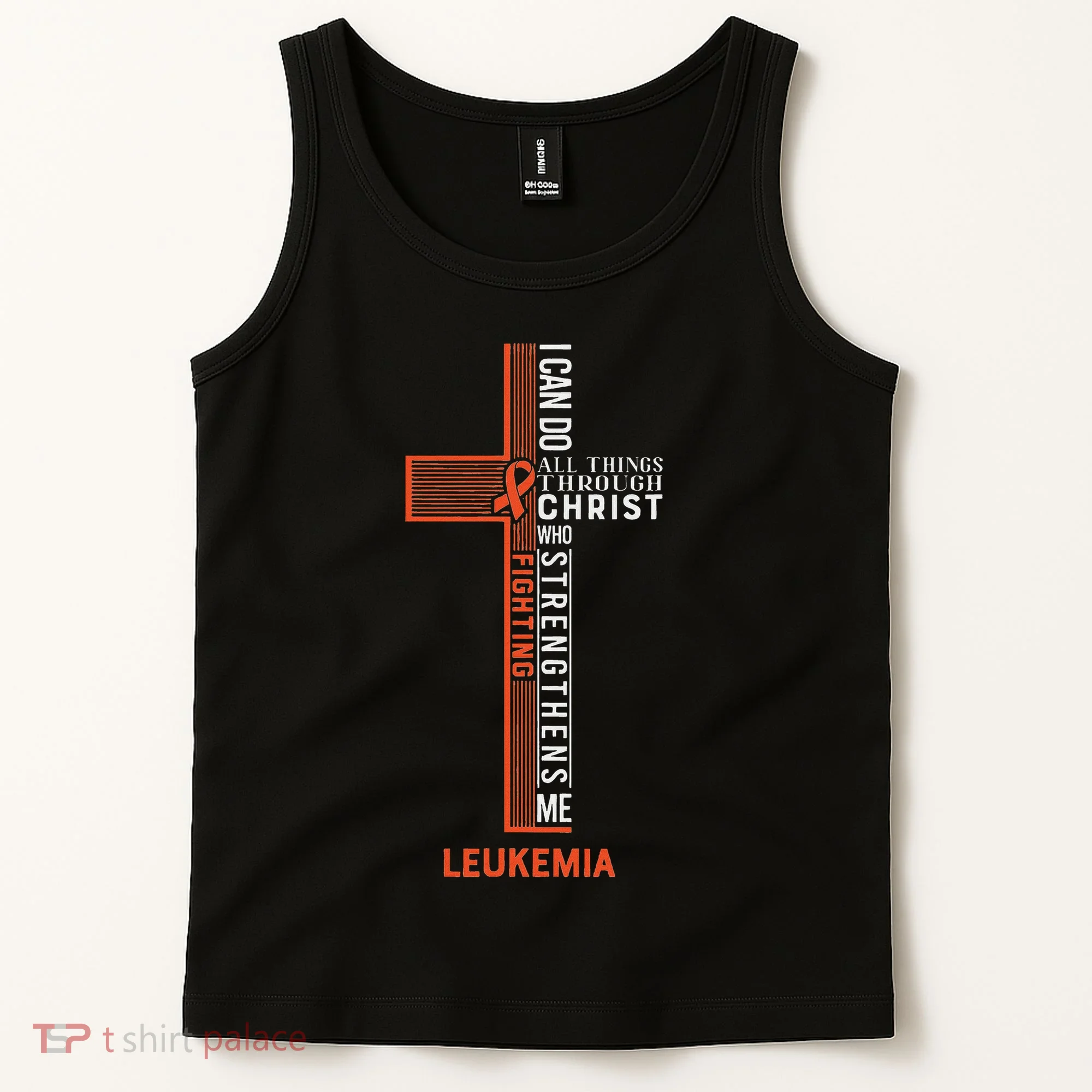 Leukemia Fight Cancer Ribbon Tank Top