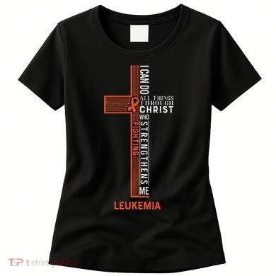 Leukemia Fight Cancer Ribbon Women's T-Shirt