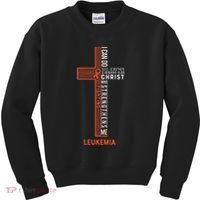 Leukemia Fight Cancer Ribbon Kids Sweatshirt thumb 0
