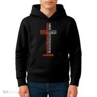 Leukemia Fight Cancer Ribbon Kids Hoodie thumb 4