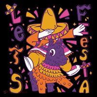 Let's Fiesta Cinco De Mayo Celebration Bucket Hat thumb 4