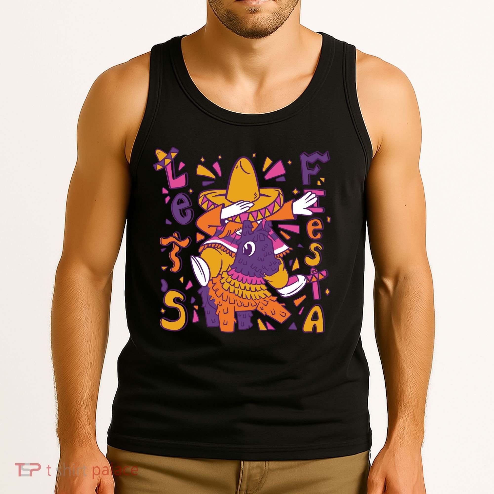 Let's Fiesta Cinco De Mayo Celebration Tank Top