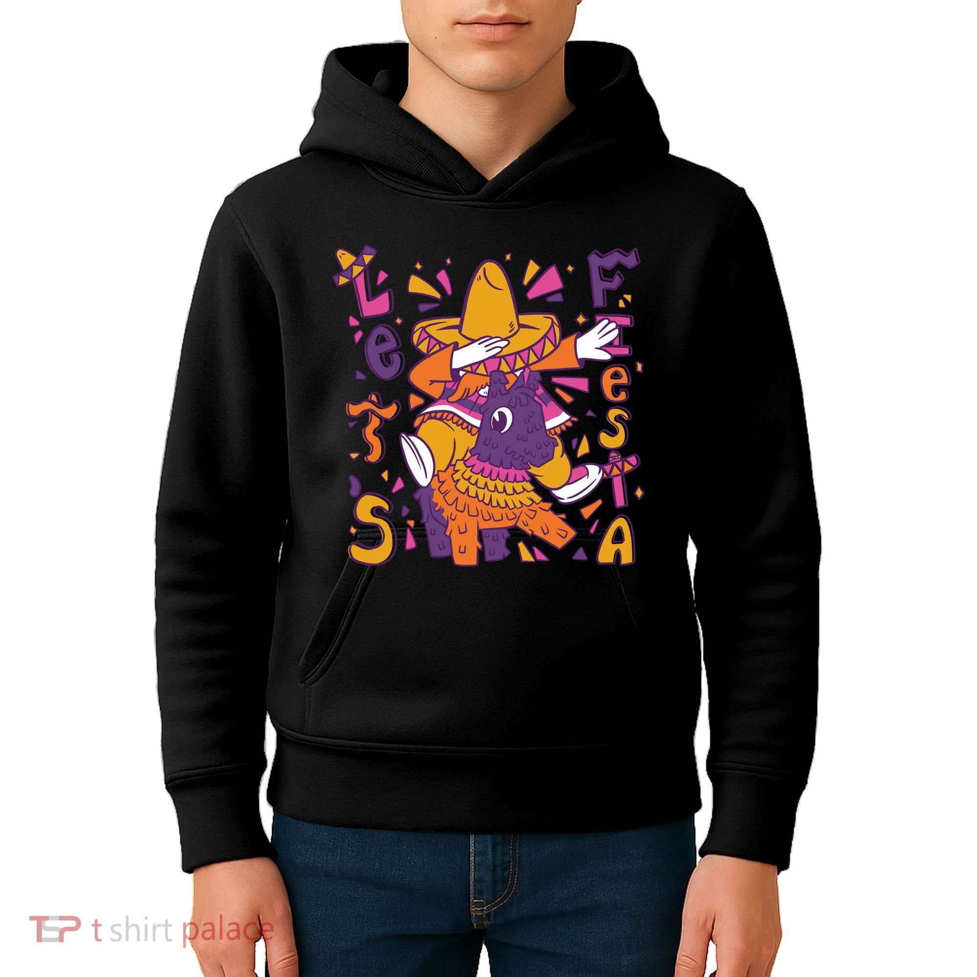 Let's Fiesta Cinco De Mayo Celebration Kids Hoodie